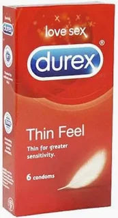 Durex Thin Feel Condoms 6 Pack