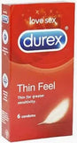 Durex Thin Feel Condoms 6 Pack