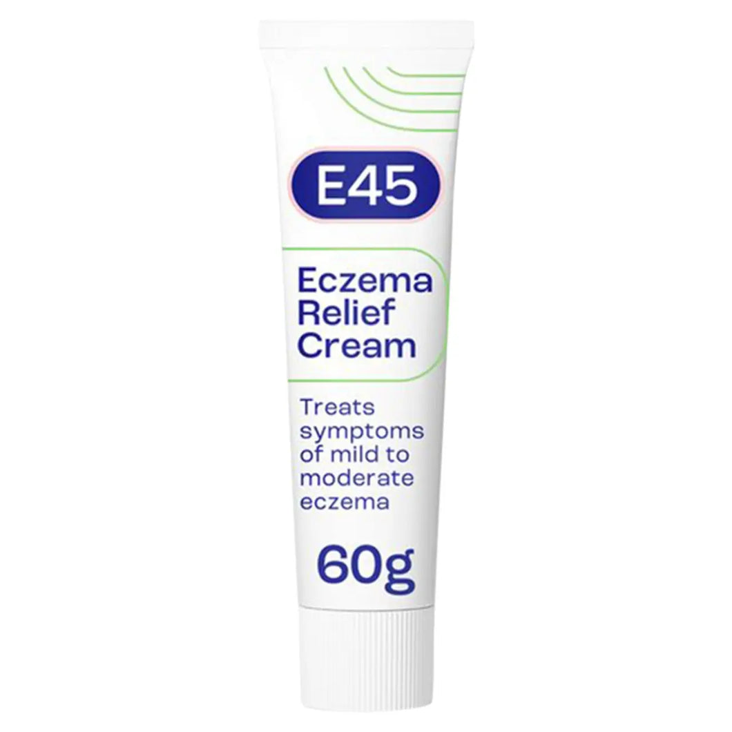 E45 Eczema Relief Emollient Cream to Soothe Dry Skin 60g