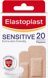 Elastoplast Sensitive Hypoallergenic Plasters 20 Count (Pack of 1), Light