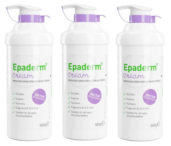 Epaderm Cream - 500g (3x Pack)