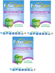 FyboCalm Constipation Relief - 30 Capsules (Pack of 3)