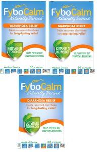 FyboCalm Diarrhoea Relief - 30 Capsules (Pack of 3)