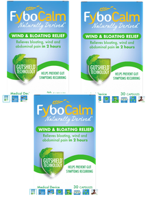 FyboCalm Wind & Bloating Relief - 30 Capsules (Pack of 3)