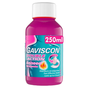 Gaviscon Double Action Liquid Aniseed 250ml
