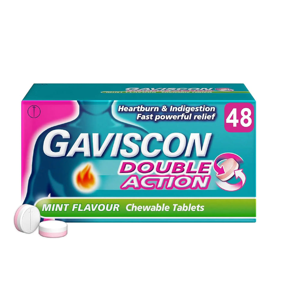 Gaviscon Double Action Tablets - Peppermint Flavour