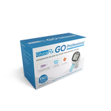 GlucoRx GO Integrated Blood Glucose Monitoring System with 50 Test Strips