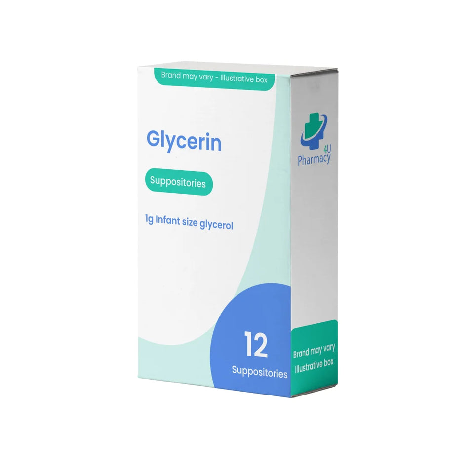 Glycerin 1g For Constipation Infant Size – 12 Suppositories UK