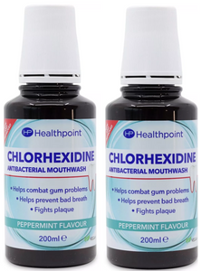 Healthpoint Chlorhexidine Antibacterial Peppermint Mouthwash with Fluoride 200ml
-2