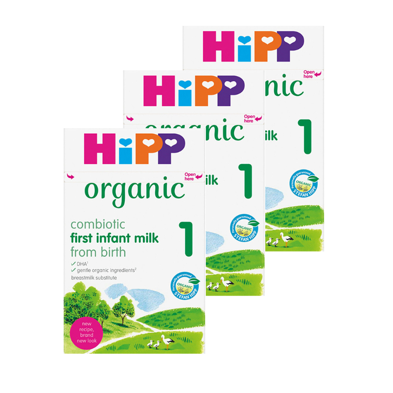 HiPP 1 Organic Combiotic First Infant Baby Milk 800g (3 Pack)
