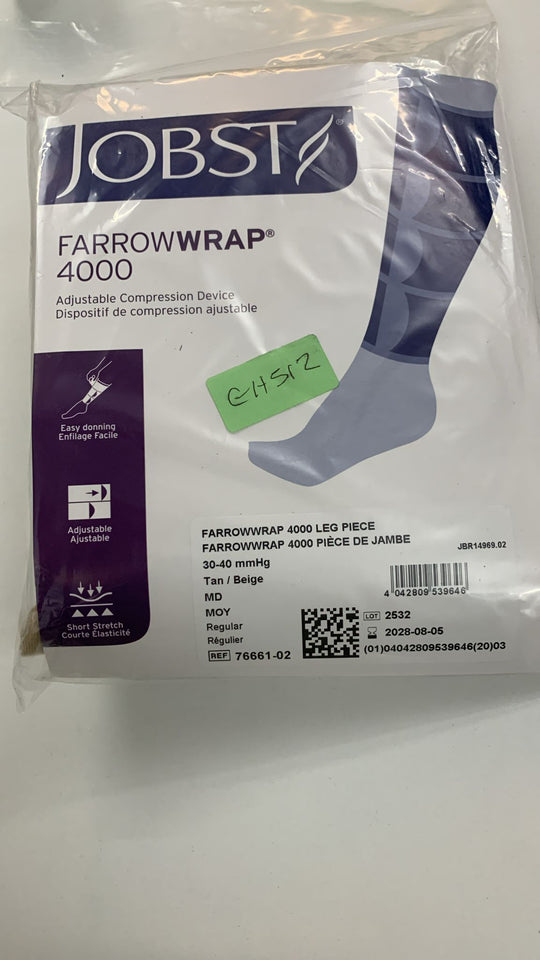 Jobst FarrowWrap® Basic Compression Wrap – 30–40 mmHg Legpiece, Tan, Medium (MD), MOY, Regular1