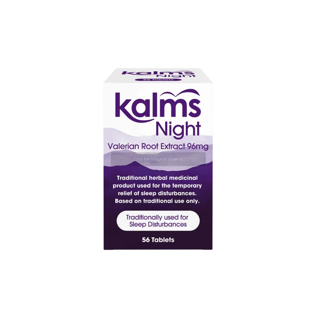 Kalms Night Tablets Valerian Roof Extracts 96mg - 56 Tablets