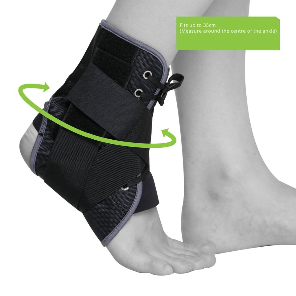 Kedley Orthopaedic Lace Up Ankle Support Brace – Universal Adjustable Fit3