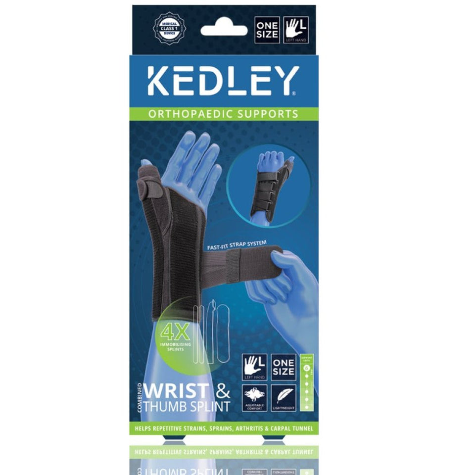  Kedley Wrist & Thumb Splint Left Hand