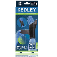 Kedley Wrist & Thumb Splint Right Hand – Adjustable Orthopaedic Support Brace1
