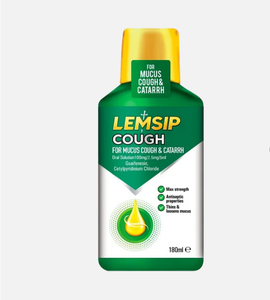 Lemsip Mucus Cough & Catarrh Oral Solution 180ml