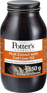 Malt Extract with Cod Liver Oil Butterscotch 650g