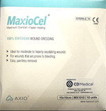 MaxioCel® Chitosan Wound Dressing 10x10 cm Pack 10