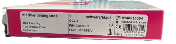 Mediven RAL Graduated Compression Garment CCL1 – Schwarz / Black2