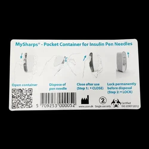 MySharps Pocket Container for Insulin Pen Needles1
