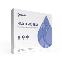 NAD Level Test packaging by bloodo on a white background