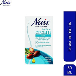 Nair Nourish Facial Brush-On Hair Removal Cream – 50ml

