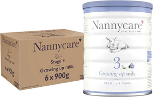 Nannycare Stage 3 Goats Milk Baby Milk/Formula 900g x 6 Tins