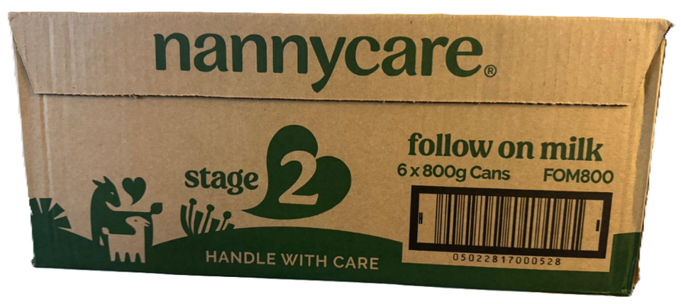 Nannycare Stage 2 Goats Milk Baby Milk/Formula 800g x 6 Tins1