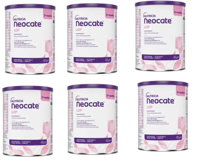 Neocate LCP Infant Formula – 420g Tub - 6 Pack