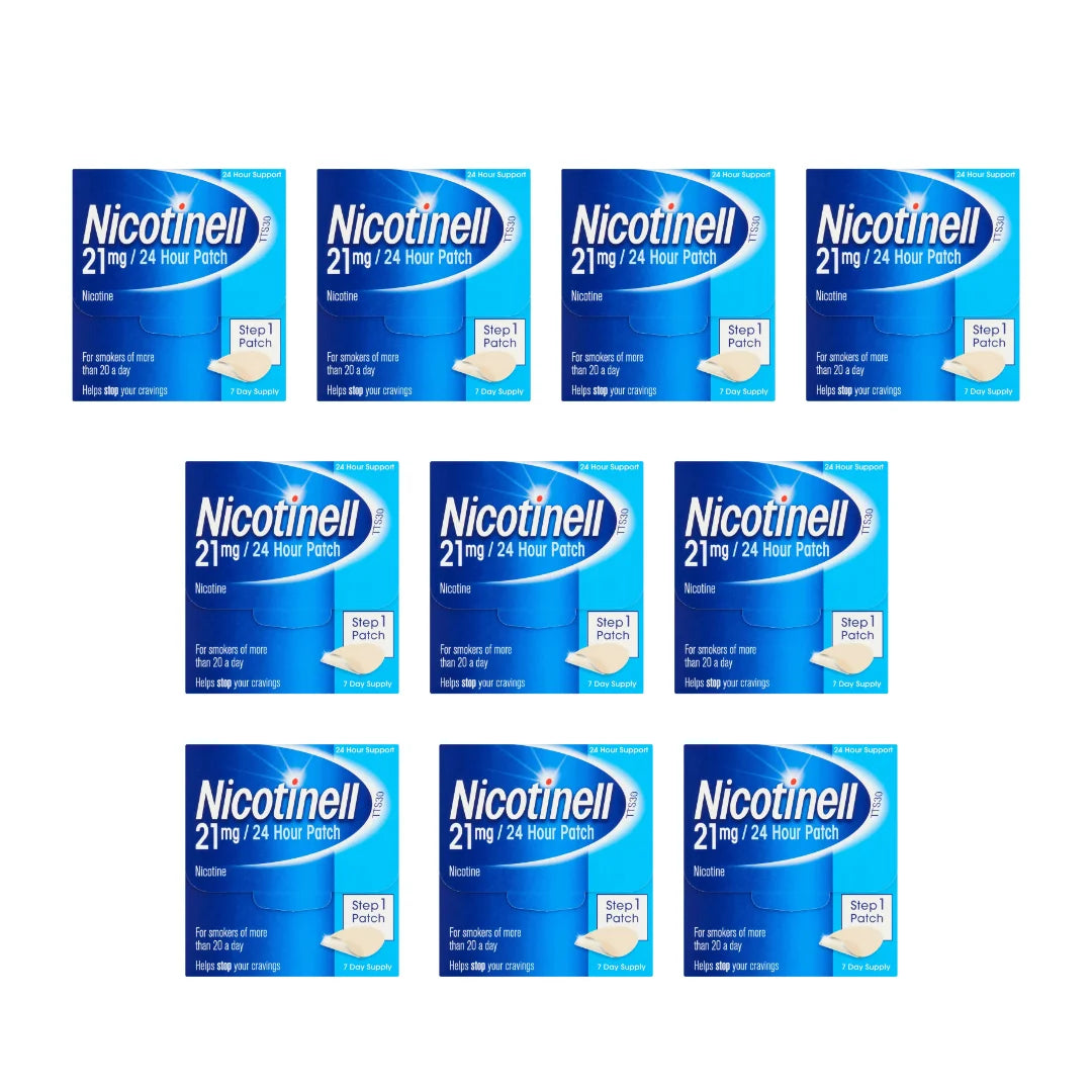 Nicotinell Nicotine Patch Quit Smoking Aid Step 1 24 Hour Patch 21 Mg (7) - Compare Prices & Where To Buy