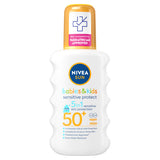 Nivea Sun Babies & Kids Sensitive Protect Spray SPF50+ 200ml