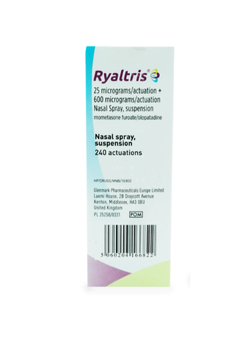Ryaltris spray for nasal symptoms