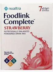 Nualtra Foodlink Complete 7x 57g (Strawberry Flavour)


