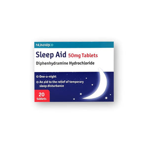 Numark Night Time Sleep Aid 50mg - 20 Tablets