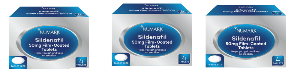  Numark Sildenafil 50mg Tablets – 4 Pack3