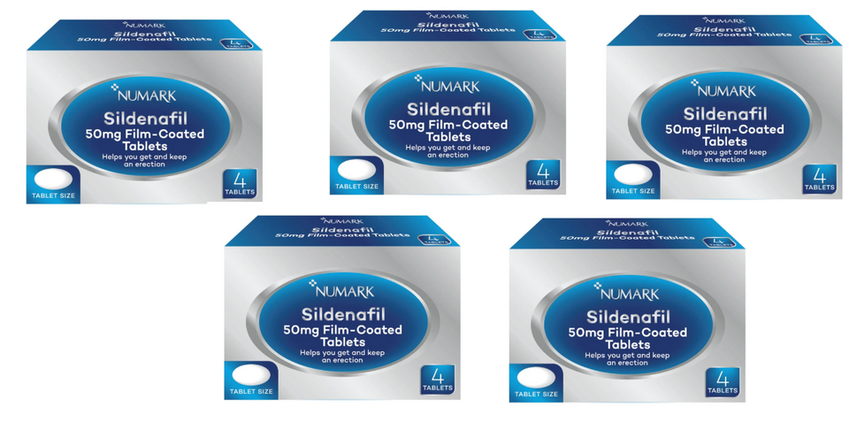  Numark Sildenafil 50mg Tablets – 4 Pack5