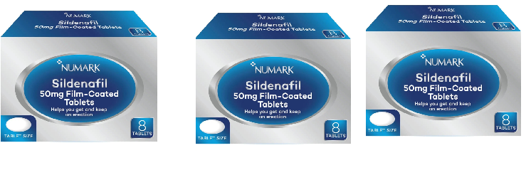 Numark Sildenafil 50mg Tablets – 8 Pack3