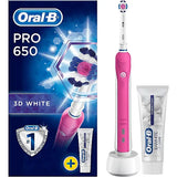 Oral B Pro Series 1 3D White Pink Toothbrush+Case