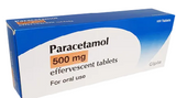 Paracetamol Effervescent 500mg Tablets Pack Of 100