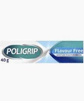 Poligrip Denture Fixative Flavour Free - 40g