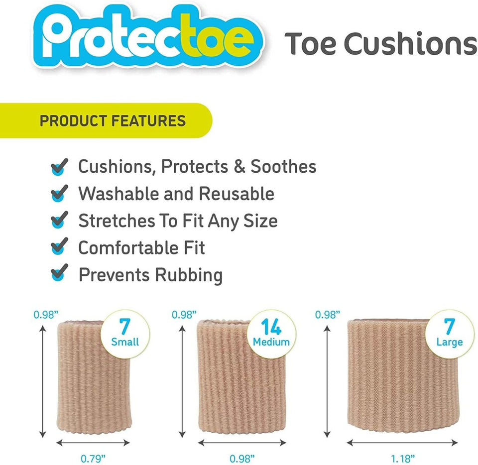 Protectoe Toe Cushions 3 Sizes - Pack of 28