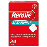 Rennie Sugar Free 24 Chewable Tablets