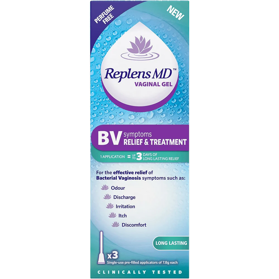 Replens MD BV Relief & Treatment Pack of 3 Pre-filled Applications