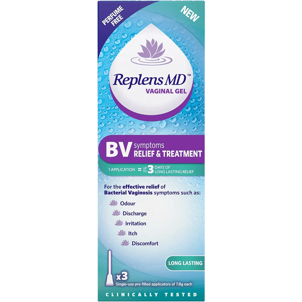 Replens MD BV Relief & Treatment Pack of 3 Pre-filled Applications
