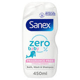 Sanex Zero% Baby Bath Foam & Shampoo 450ml