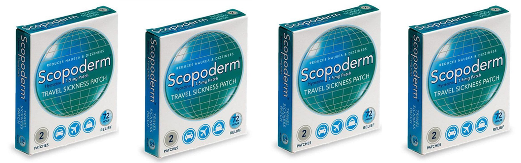 Scopoderm 1.5mg Patches 2s (pack of 4)