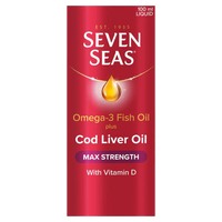 Seven Seas Cod Liver Oil Max Strength Liquid