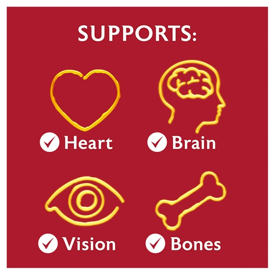 Seven Seas Cod Liver Oil One-A-Day Omega-3 Fish Oil & Vitamin D, 120 Capsules,7