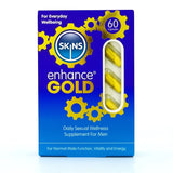 Skins Gold Pills 60 Sexual Wellness Enhancement Supplement For Men 100% Natural