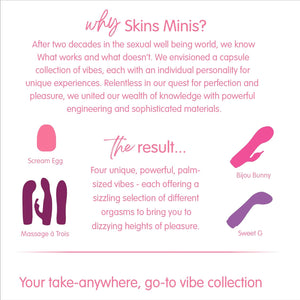 Skins Minis - The Bijou Bunny vibrator